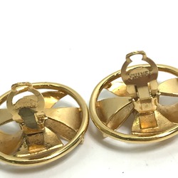 Chanel vintage CC Mark Earrings Gold