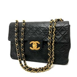 Chanel Double Chain 2WAY bag bag Shoulder Bag Black GoldHardware