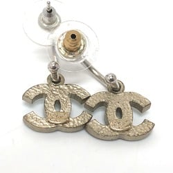 Chanel 06P Rhinestone Pierce Silver