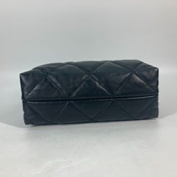 Chanel AS3502 Chain Bag Quilted Bag CC Mark Shoulder Bag Black GoldHardware