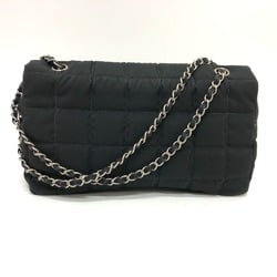 Chanel CC Mark Chain Bag Crossbody Shoulder Bag Black SilverHardware