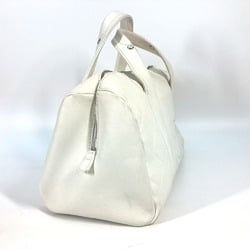 Chanel A30899 CC Mark Bag Hand Bag Duffle Bag White