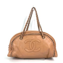 Chanel Chain Bowling Shoulder bag Chain bag Shoulder Bag Light BrownBased