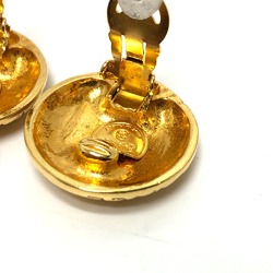 Chanel vintage Round Vintage Accessories Earrings Gold