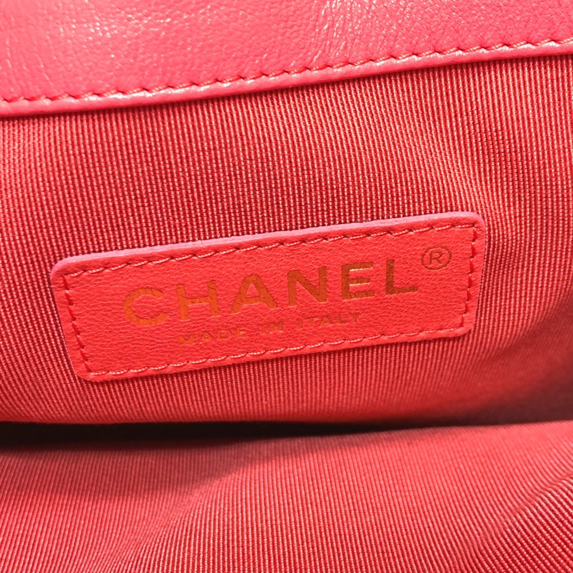 Chanel Chain Hand Bag pink GoldHardware