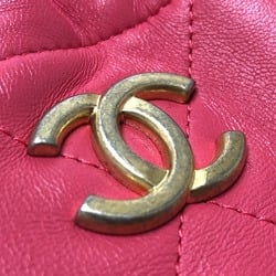 Chanel Chain Hand Bag pink GoldHardware