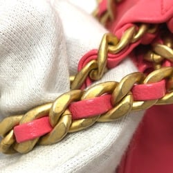 Chanel Chain Hand Bag pink GoldHardware