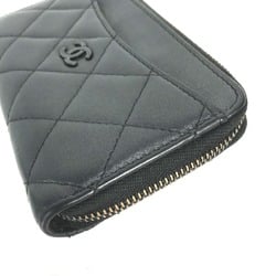 Chanel AP3179 So Black Fragment case Wallet coin purse Black