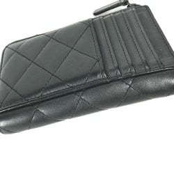 Chanel AP3179 So Black Fragment case Wallet coin purse Black