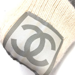 Chanel Sports Glove Bicolor gloves gray Ivory