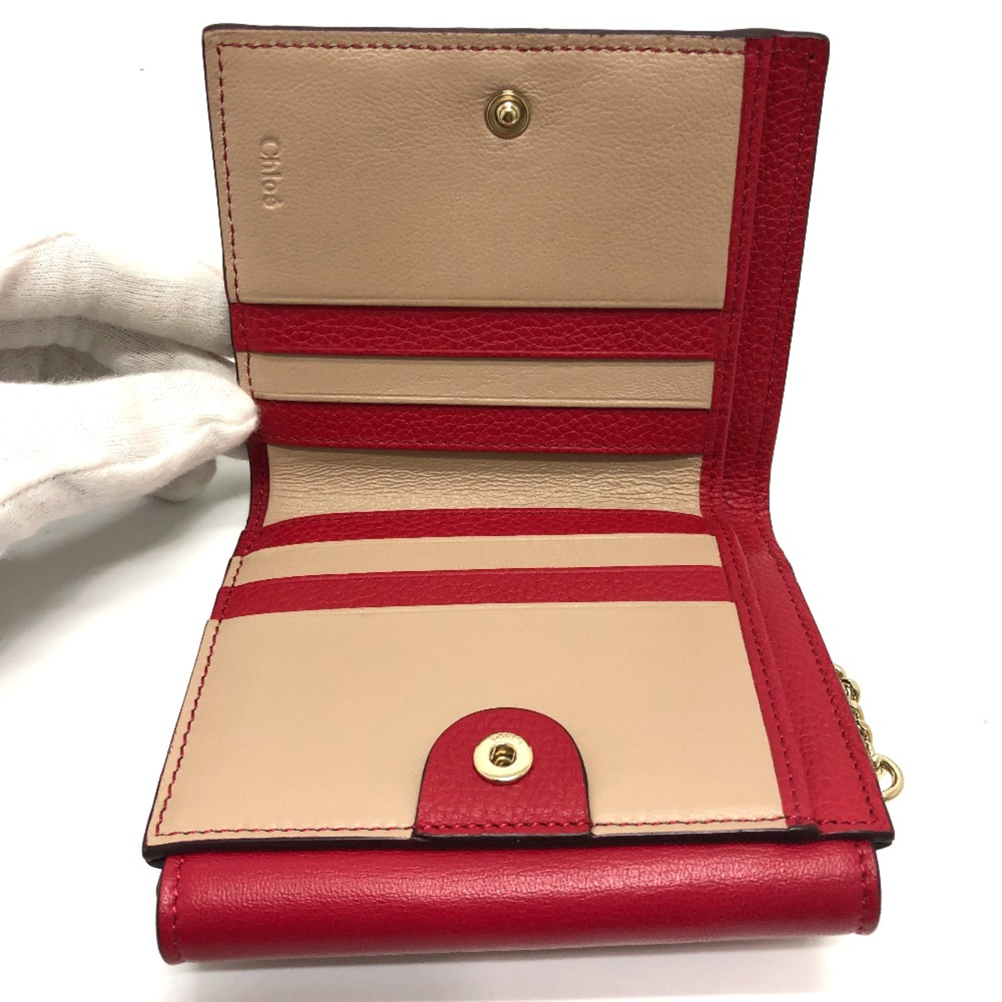 Chloe Folded wallet Red