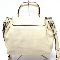 Chloe Bag 2WAY Hand Bag Shoulder Bag Beige Light Beige