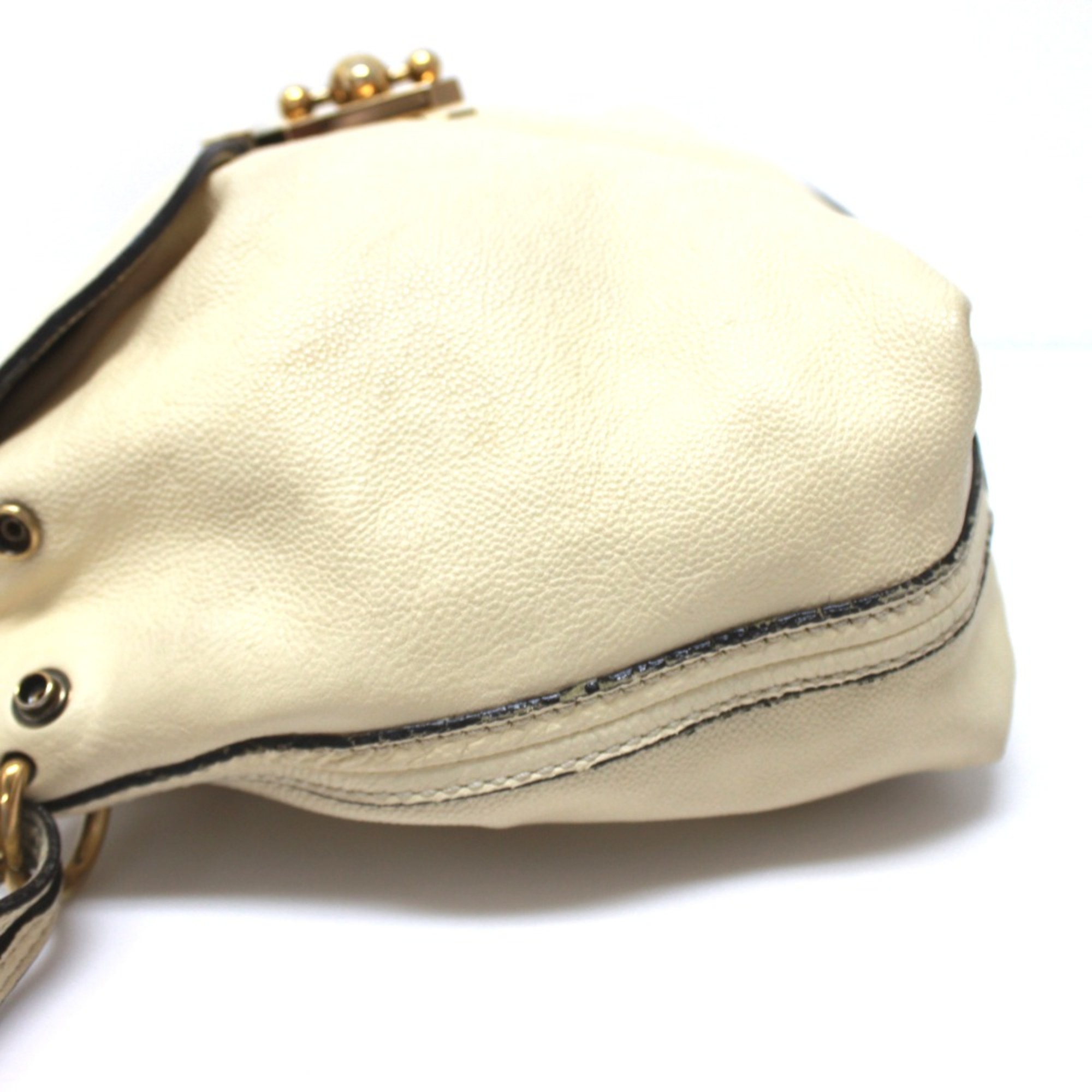 Chloe Bag 2WAY Hand Bag Shoulder Bag Beige Light Beige