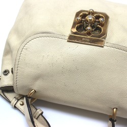 Chloe Bag 2WAY Hand Bag Shoulder Bag Beige Light Beige