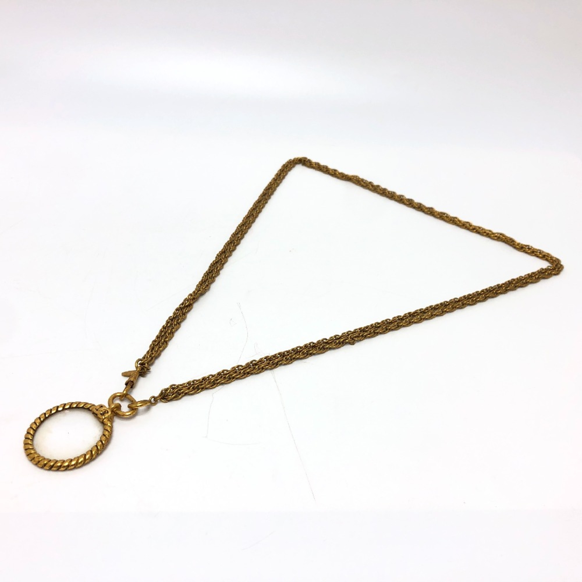 Chanel vintage Chain accessories Necklace Gold