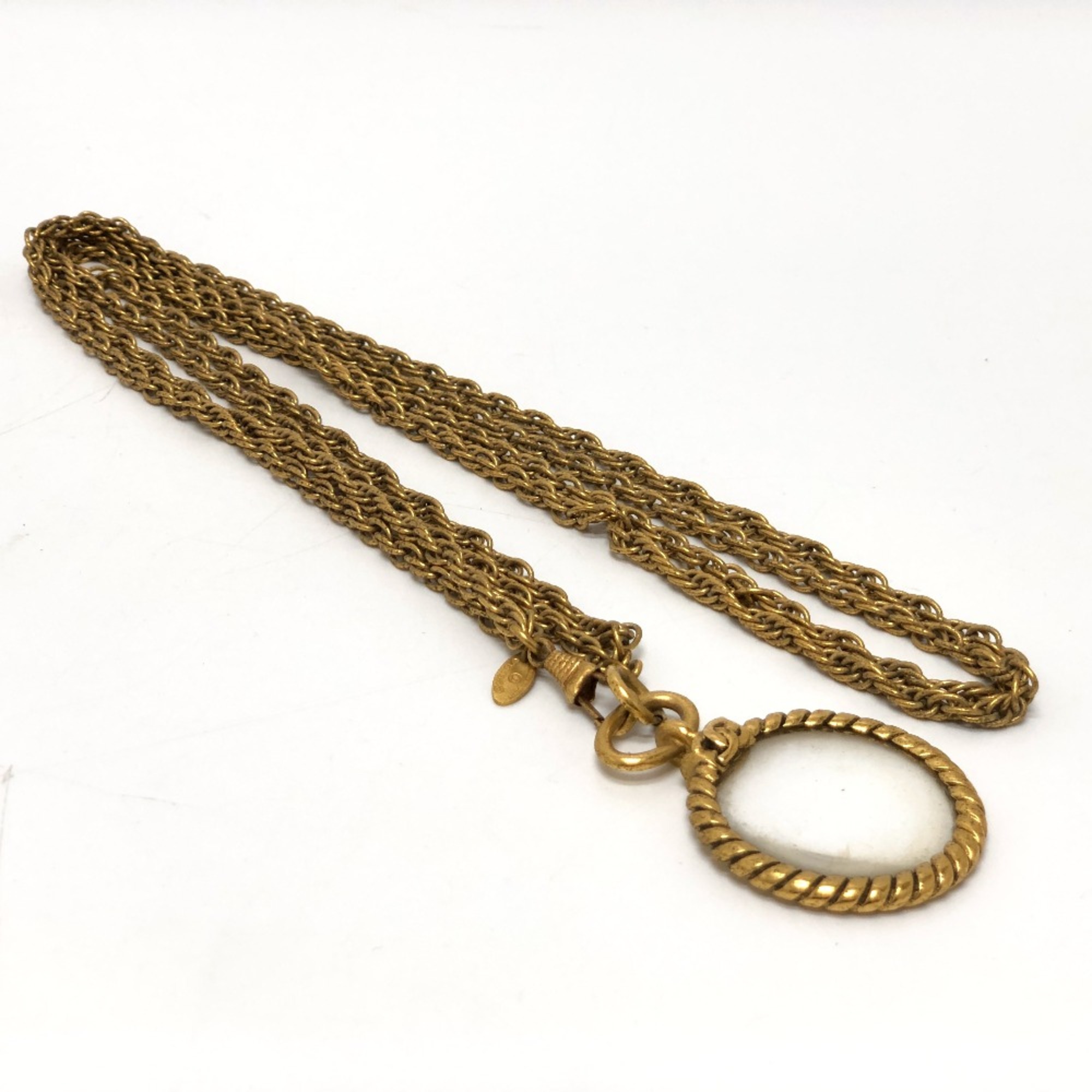 Chanel vintage Chain accessories Necklace Gold