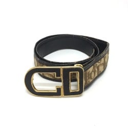 Christian CHRISTIAN DIOR Trotter belt Beige x Brown