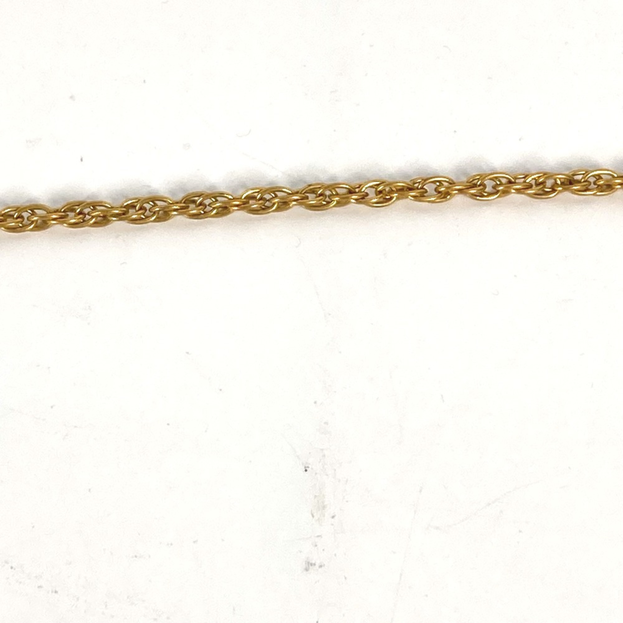 Chanel vintage Long Necklace Chain Accessories Necklace Gold