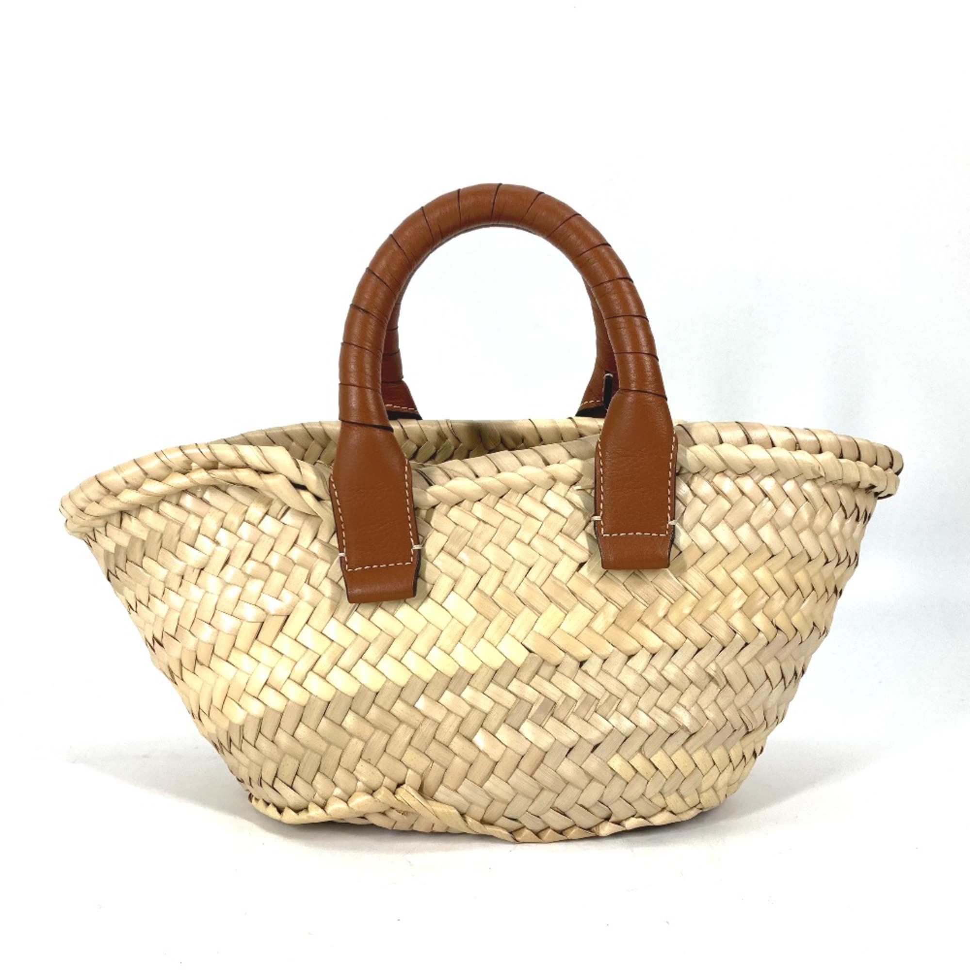 Chloe Hand Bag Basket bag Tote Bag Beige Brown