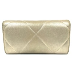 Chanel Matelasse CC mark Long Wallet Gold