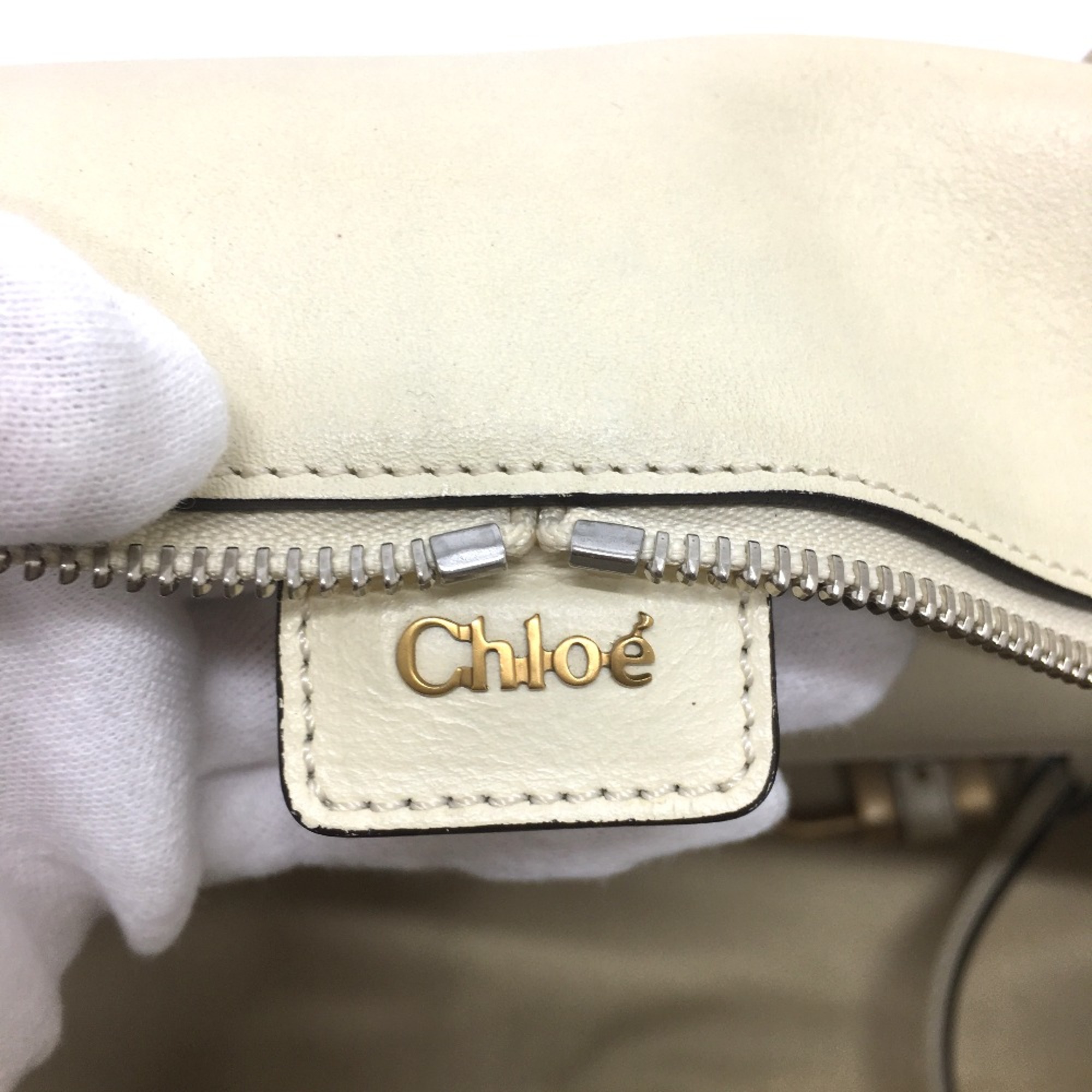 Chloe Paddington bag handbag Duffle Bag Off WhiteBased