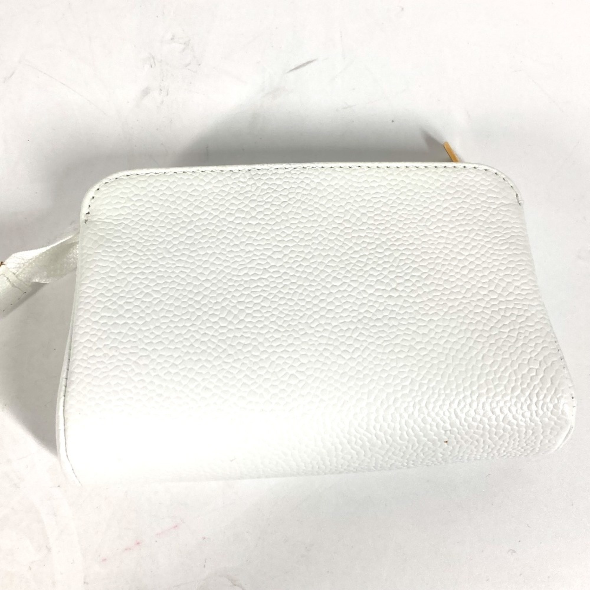 Chanel Cigarette Case Makeup pouch Cosmetics Pouch Pouch White