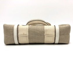 Chloe logo Hand Bag Tote Bag Beige