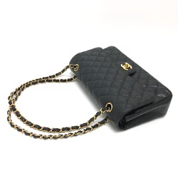 Chanel A01112 CC Mark Double Chain Shoulder Crossbody Shoulder Bag GHardware Black GoldHardware