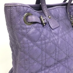 CHRISTIAN DIOR Cannage Panarea Bag Hand Bag Tote Bag purple