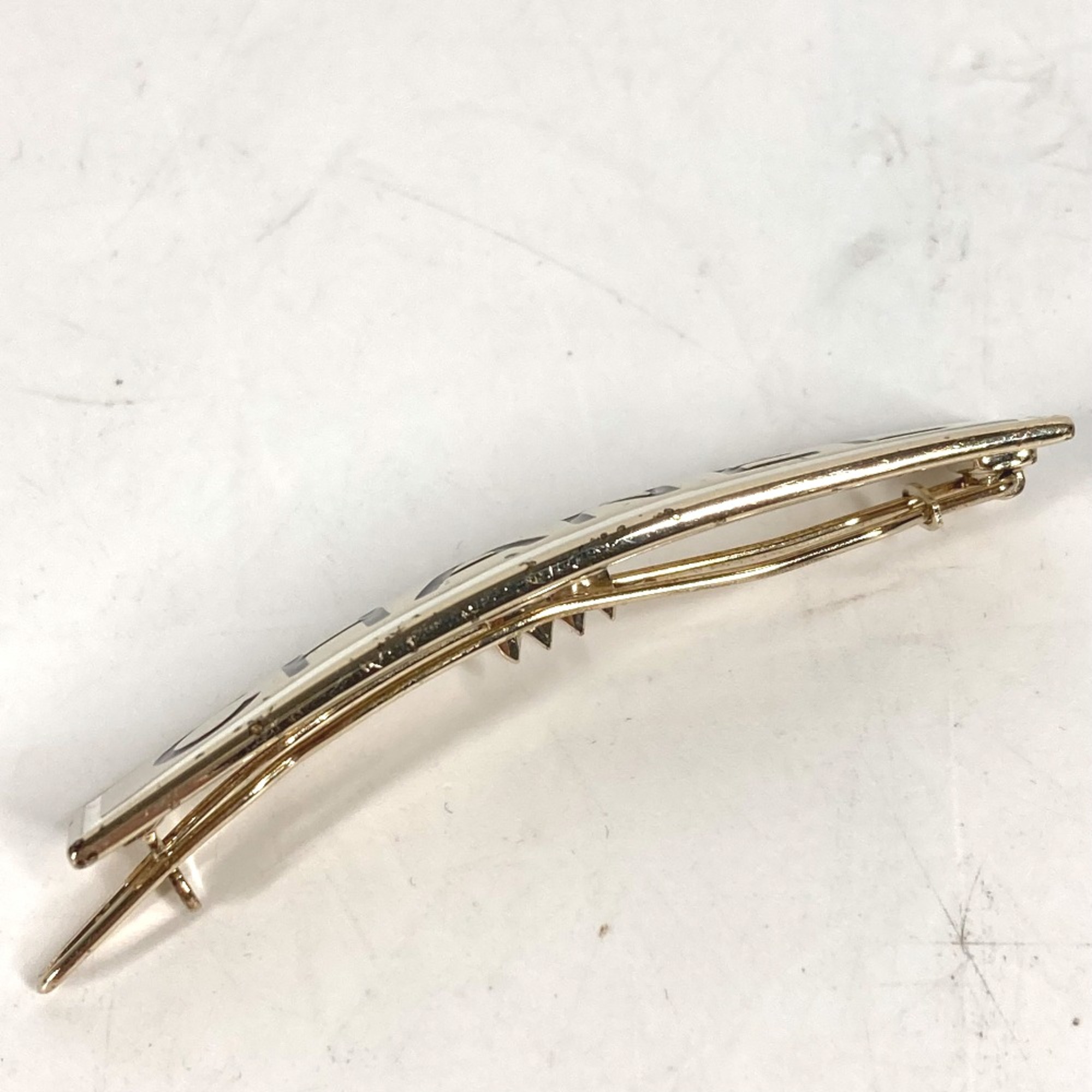 Chanel B21B hair accessories hair pin Valletta Gold White x Black