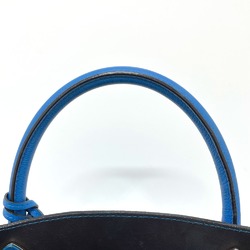 CHRISTIAN DIOR Handbag Crossbody 2WAY Shoulder Bag Tote Bag blue