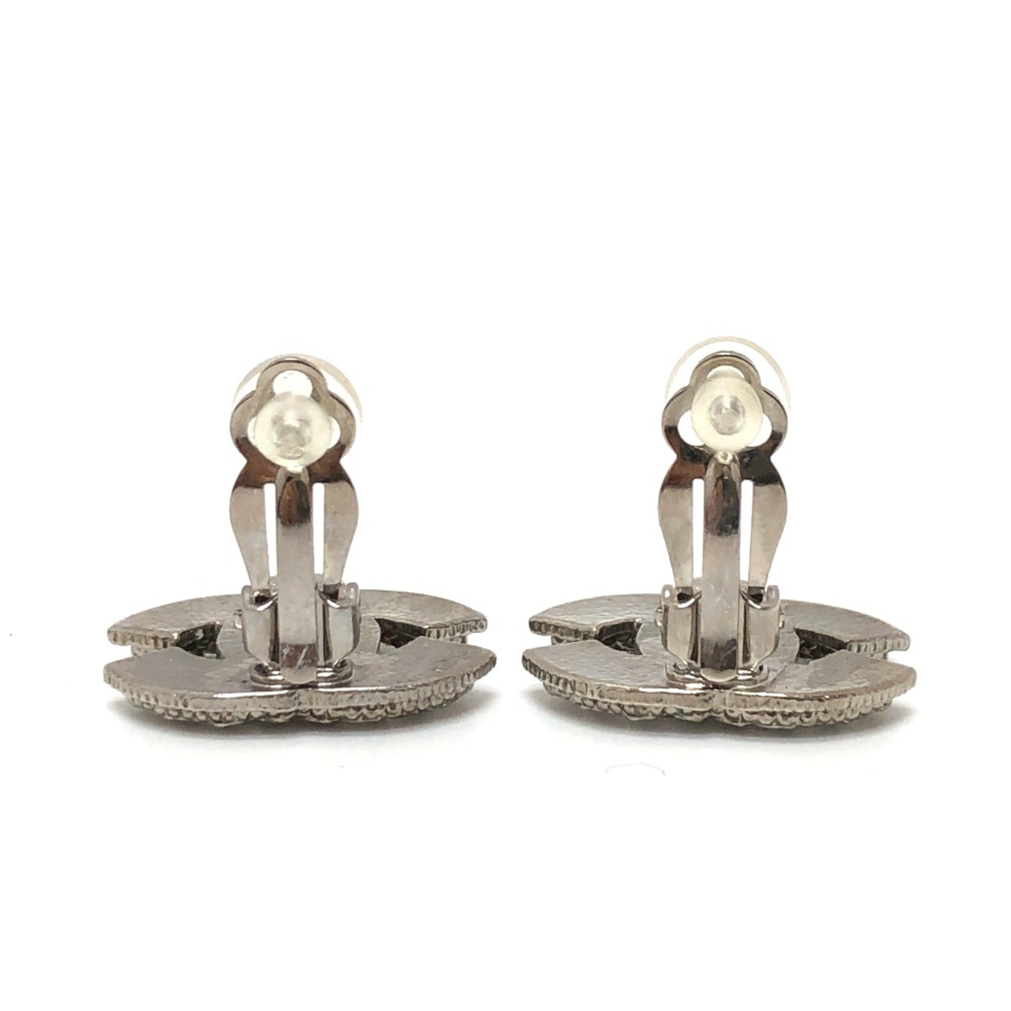 Chanel CC Mark Accessories Earrings Earrings Silver