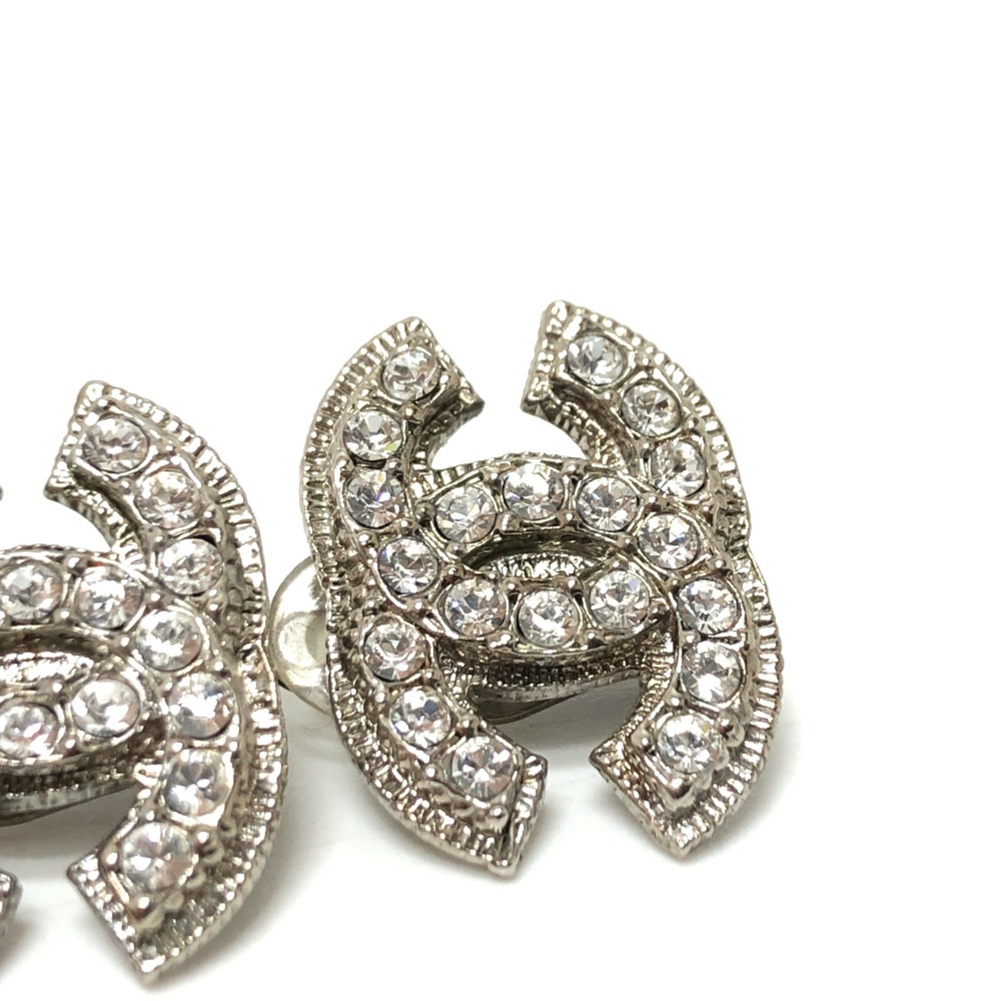 Chanel CC Mark Accessories Earrings Earrings Silver