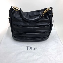 Christian CHRISTIAN DIOR Hobo Bag Shoulder Bag Black (mat)