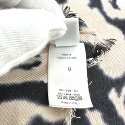 CHRISTIAN DIOR 14SOD141 Leopard Scarf Beige