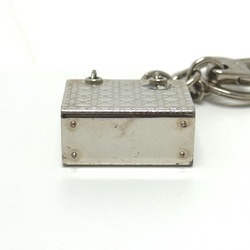 Christian CHRISTIAN DIOR Bag Charm Key Holder Silver