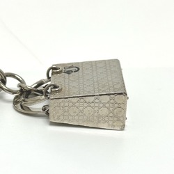 Christian CHRISTIAN DIOR Bag Charm Key Holder Silver