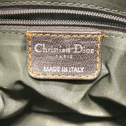 Christian CHRISTIAN DIOR Trotter Bag Vintage Semi Shoulder Hand Bag Brown