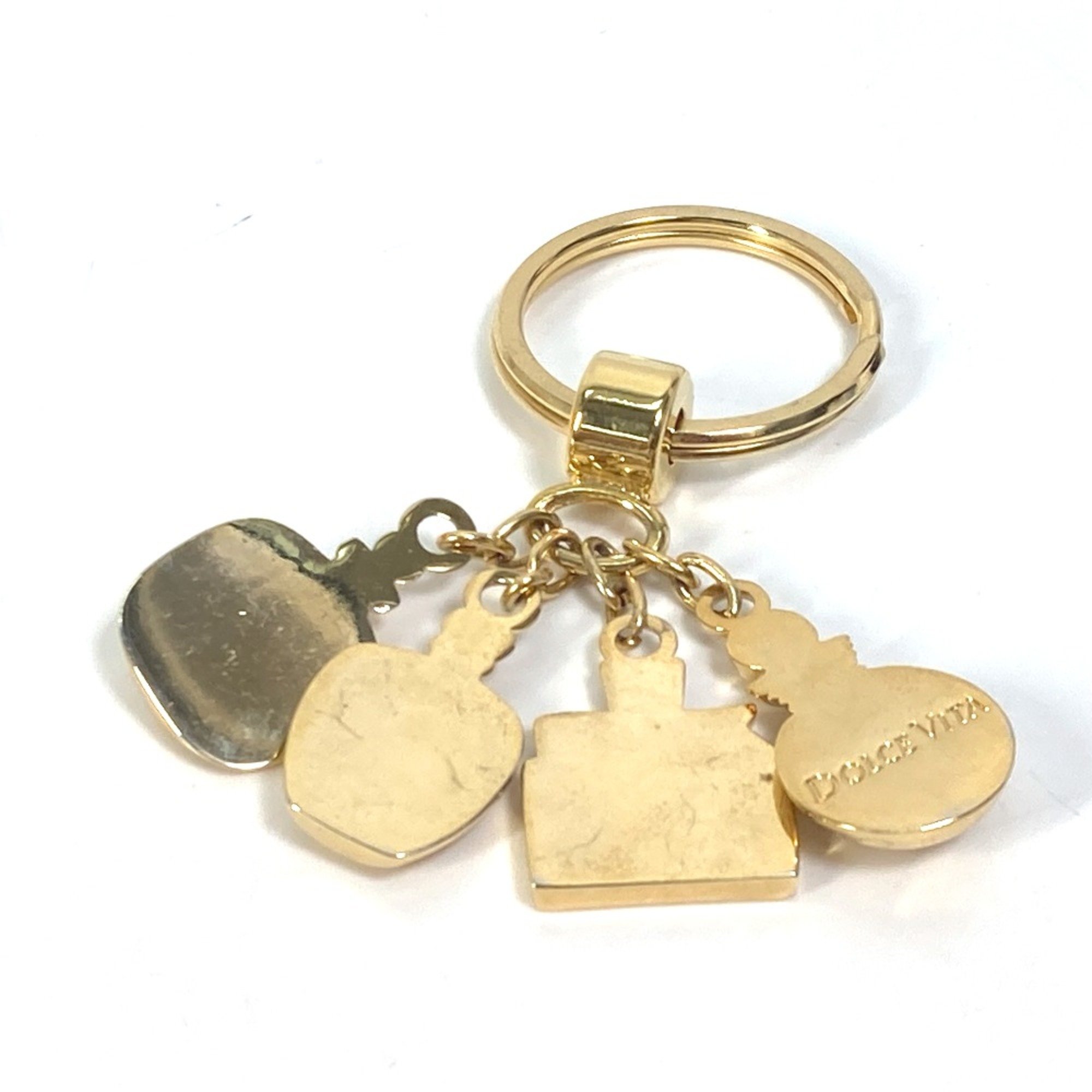 Christian CHRISTIAN DIOR perfume perfume Key ring Key Holder Gold