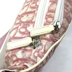 CHRISTIAN DIOR Shoulder Bag waist pouch bag body bag pink White