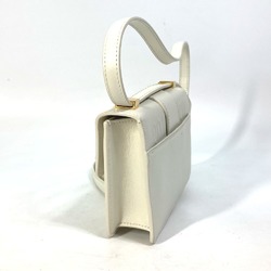 Christian CHRISTIAN DIOR CDHardware Pochette Crossbody pouch Shoulder Bag White Gold