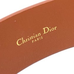 CHRISTIAN DIOR CD logo CD buckle belt Brown GoldHardware