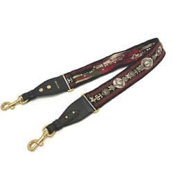 CHRISTIAN DIOR Strap only Shoulder strap Black/Red