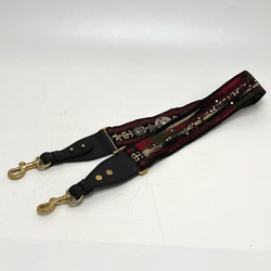 CHRISTIAN DIOR Strap only Shoulder strap Black/Red