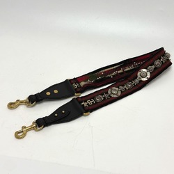 CHRISTIAN DIOR Strap only Shoulder strap Black/Red