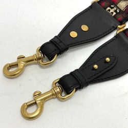 CHRISTIAN DIOR Strap only Shoulder strap Black/Red