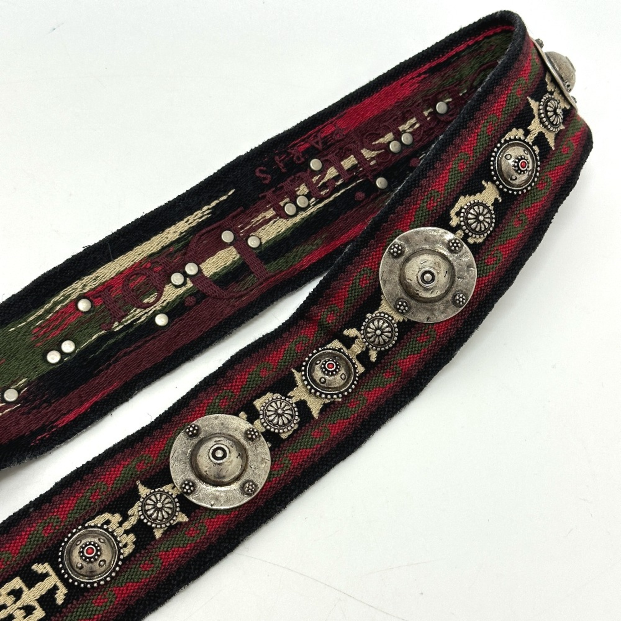 CHRISTIAN DIOR Strap only Shoulder strap Black/Red