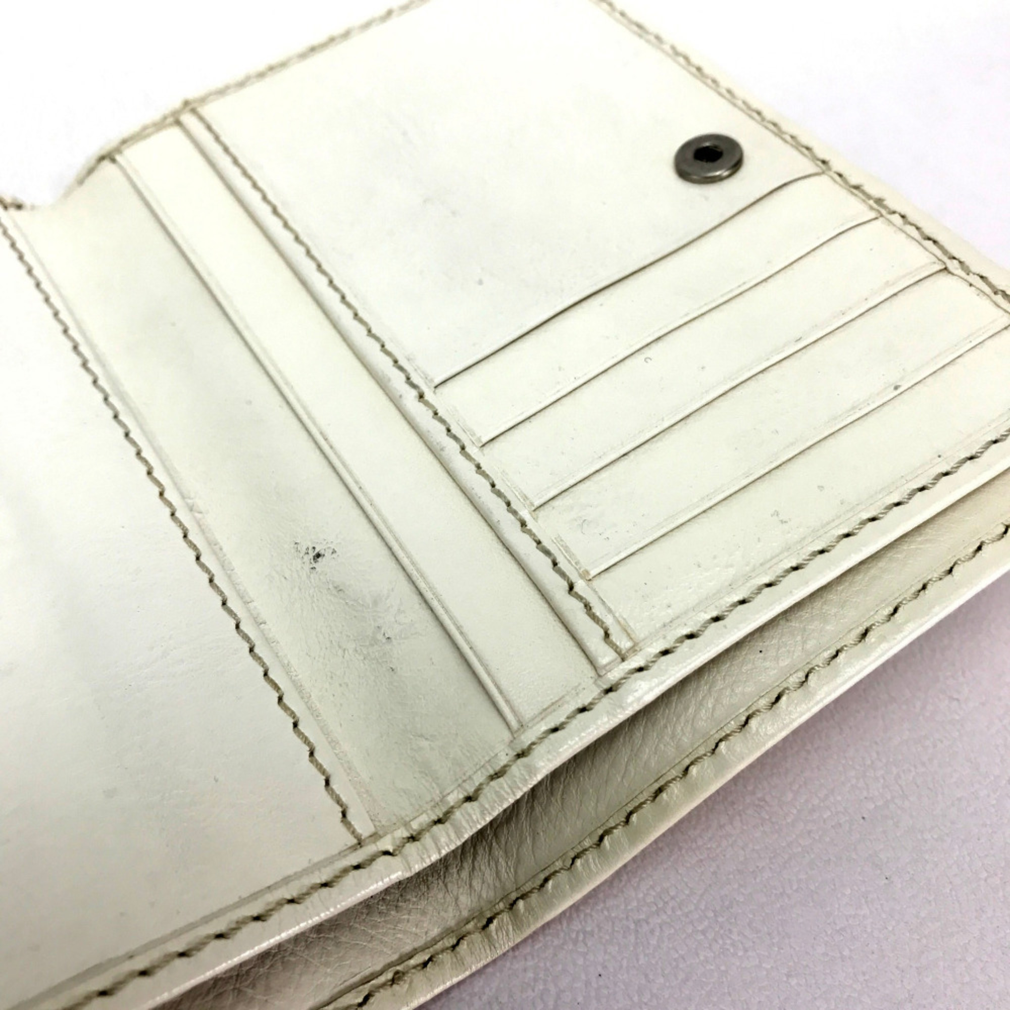 Chloe Double SnapWallet snap type Folded wallet Ivory