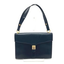 Christian CHRISTIAN DIOR Trotter Bag Hand Bag Shoulder Bag Navy