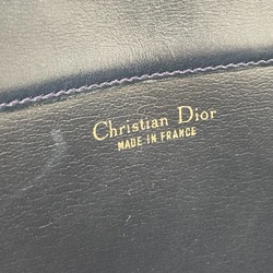 Christian CHRISTIAN DIOR Trotter Bag Hand Bag Shoulder Bag Navy